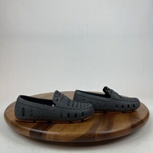 New Little Kids Floafers Prodigy Gray Rubber Perforated‎ Drivers Size 12 C NWOB